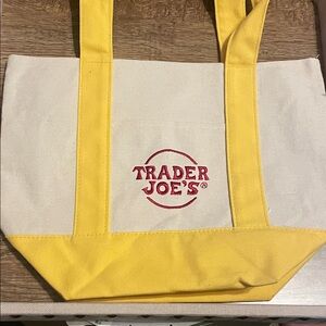 Trader Joe’s mini yellow tote